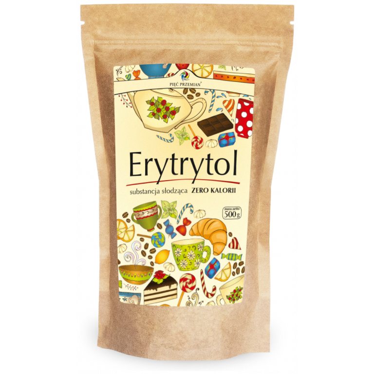 ERYTRYTOL 500 g (TOREBKA PAPIEROWA) - PIĘĆ PRZEMIAN