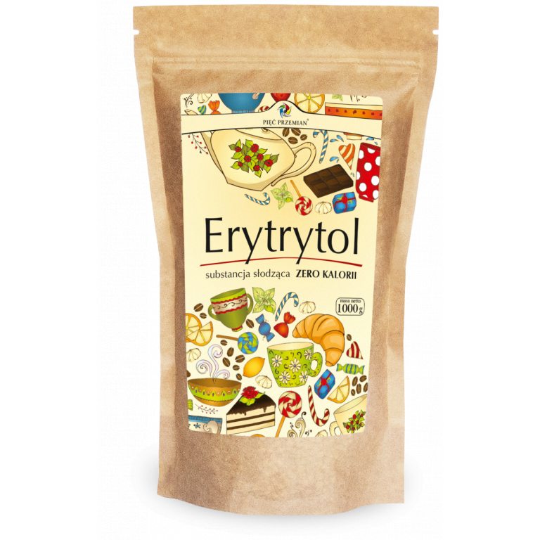 ERYTRYTOL 1 kg (TOREBKA PAPIEROWA) - PIĘĆ PRZEMIAN