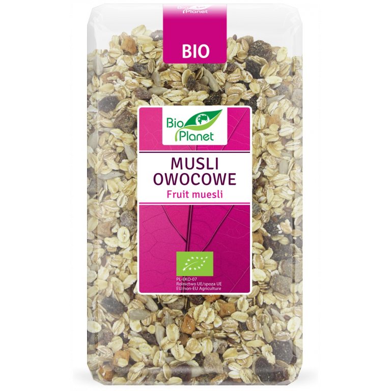 MUSLI OWOCOWE BIO 600 g - BIO PLANET