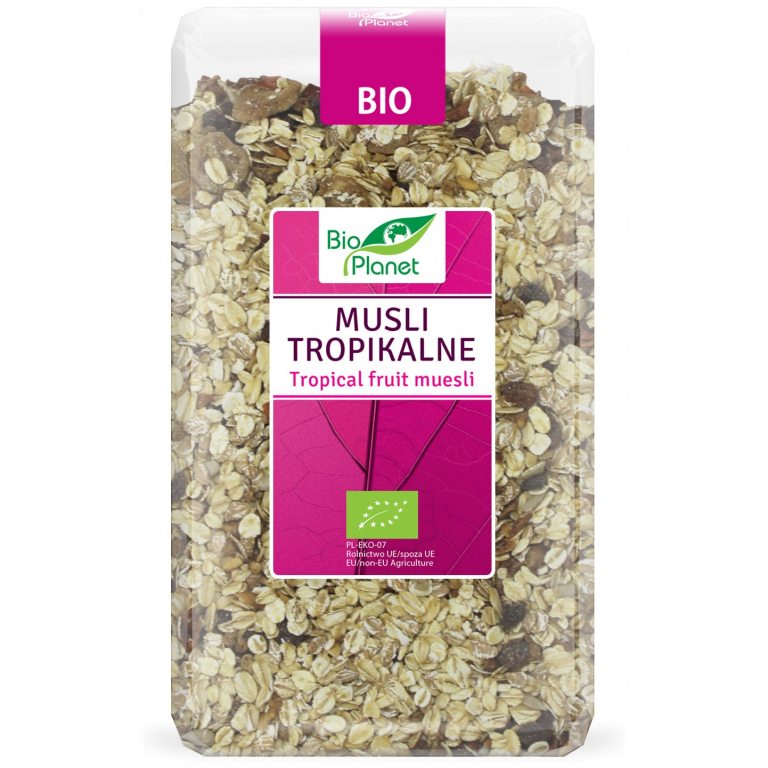 MUSLI TROPIKALNE BIO 600 g - BIO PLANET