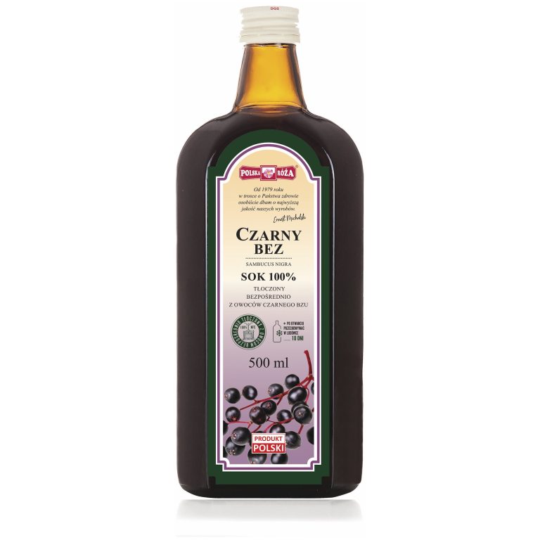 SOK Z CZARNEGO BZU NFC 500 ml - POLSKA RÓŻA