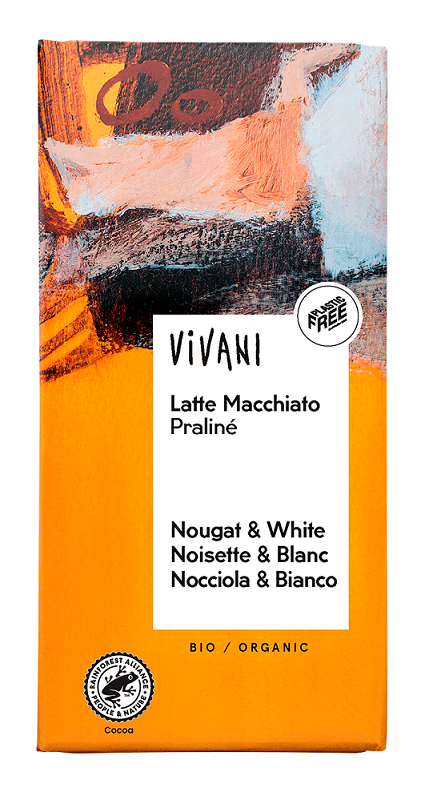 CZEKOLADA O SMAKU LATTE MACCHIATO BIO 100 g - VIVANI