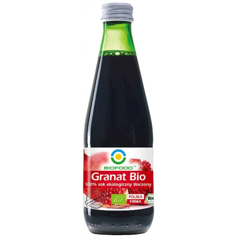 SOK Z GRANATU NFC BEZGLUTENOWY BIO 300 ml - BIO FOOD