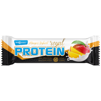 BATON PROTEINOWY Z MANGO W POLEWIE JOGURTOWEJ BEZGLUTENOWY 60 g - MAXSPORT