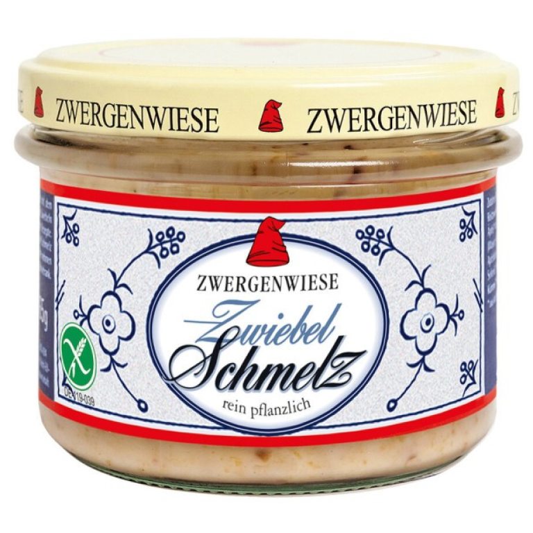 SMALCZYK WEGAŃSKI Z CEBULĄ BEZGLUTENOWY BIO 150 g - ZWERGENWIESE