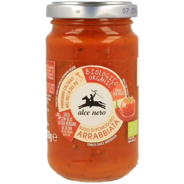 SOS POMIDOROWY Z CHILI ARRABBIATA BIO 350 g - ALCE NERO