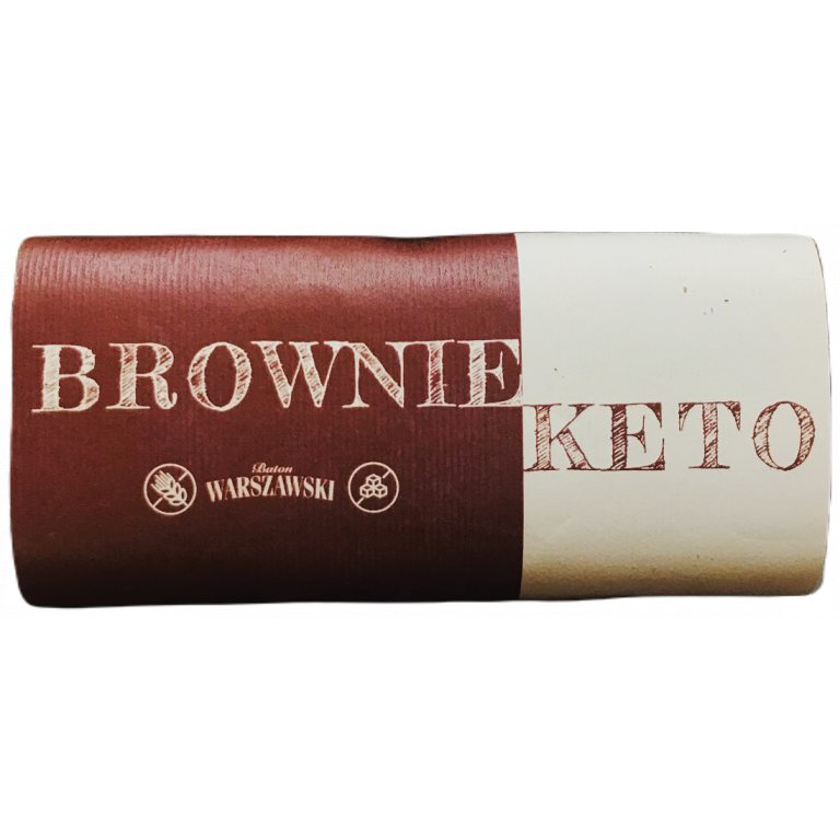 BATON BROWNIE KETO BEZ DODATKU CUKRU BEZGLUTENOWY 50 g - BATON WARSZAWSKI