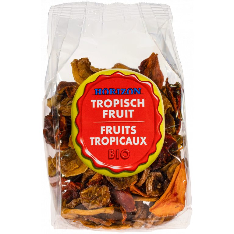 MIX OWOCÓW TROPIKALNYCH BEZGLUTENOWY BIO 250 g - HORIZON