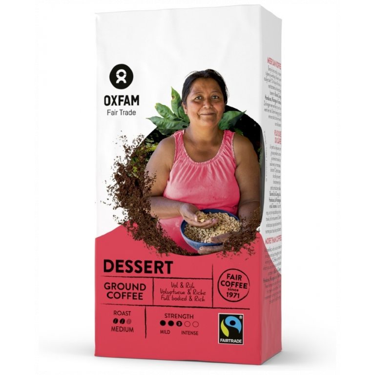 KAWA MIELONA ARABICA/ROBUSTA DESEROWA FAIR TRADE 250 g - OXFAM