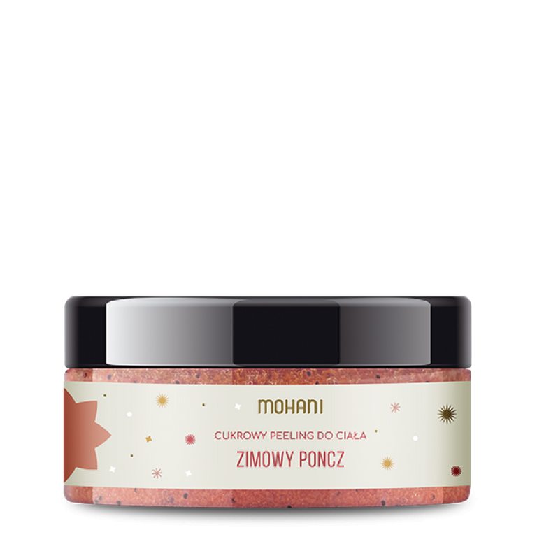 PEELING CUKROWY DO CIAŁA ZIMOWY PONCZ 160 g - MOHANI