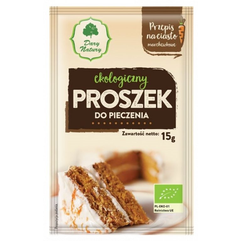 PROSZEK DO PIECZENIA BIO 15 g - DARY NATURY