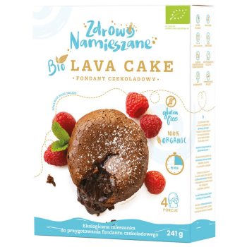 MIESZANKA NA CIASTO FONDANT CZEKOLADOWY (LAVA CAKE) BEZGLUTENOWA BIO 241 g - ZDROWO NAMIESZANE