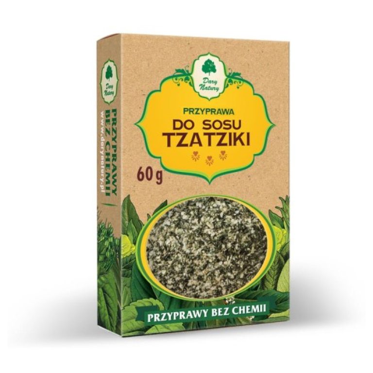 PRZYPRAWA DO SOSU TZATZIKI 60 g - DARY NATURY