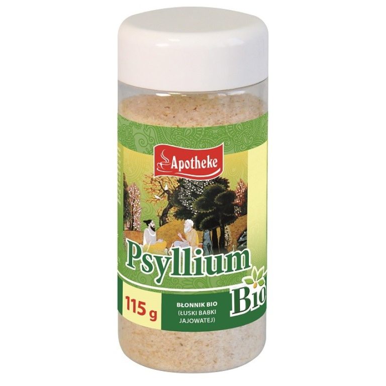 BŁONNIK (ŁUSKI BABKI JAJOWATEJ) BIO 115 g - APOTHEKE