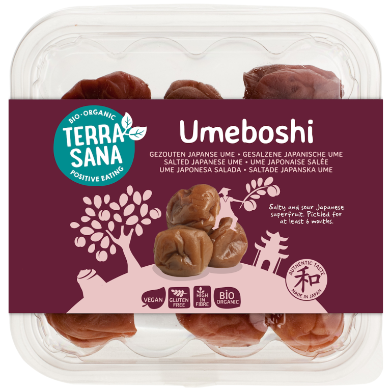 UMEBOSHI (MORELE JAPOŃSKIE KISZONE) BEZGUTENOWE BIO 150 g - TERRASANA