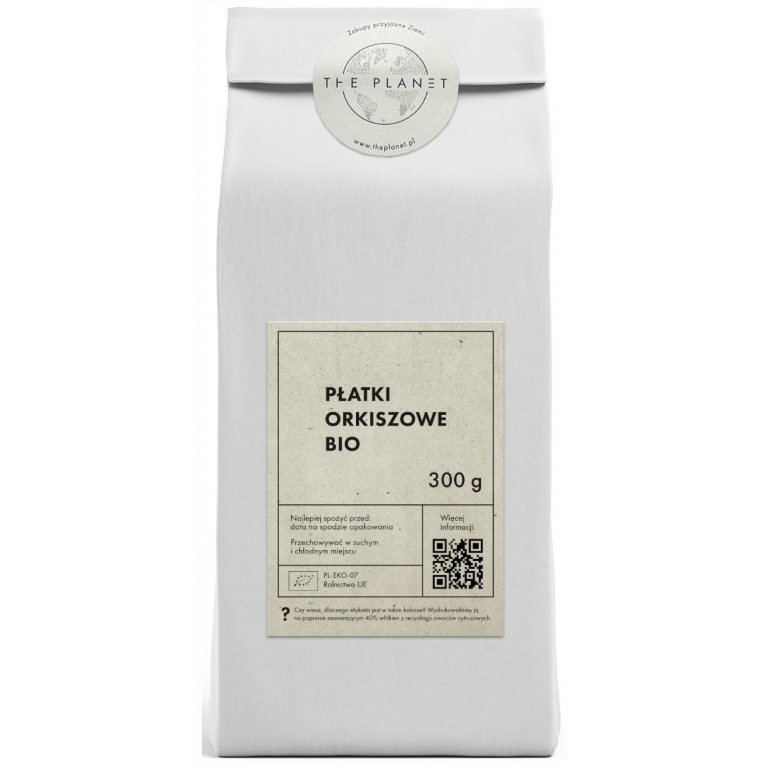 PŁATKI ORKISZOWE BIO 300 g - THE PLANET