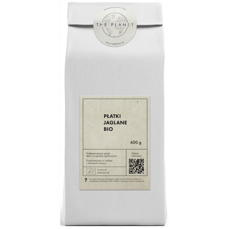 PŁATKI JAGLANE BIO 600 g - THE PLANET