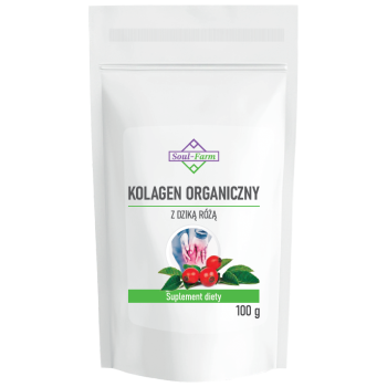 KOLAGEN RYBI Z DZIKĄ RÓŻĄ PROSZEK 100 g - SOUL FARM