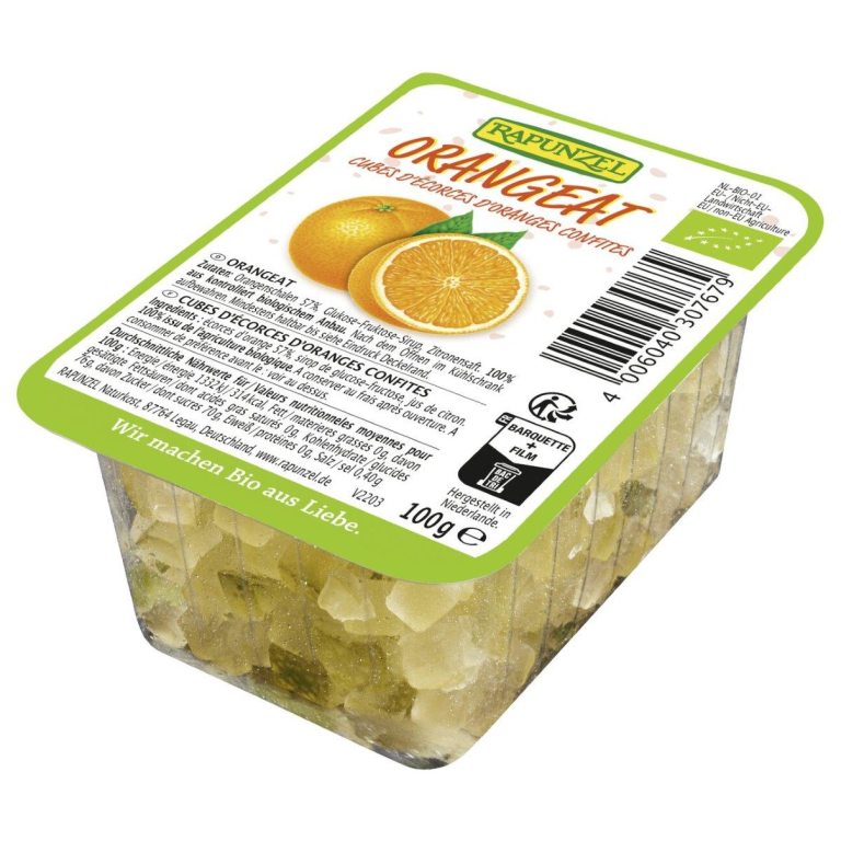 SKÓRKA POMARAŃCZY KANDYZOWANA BIO 100 g - RAPUNZEL