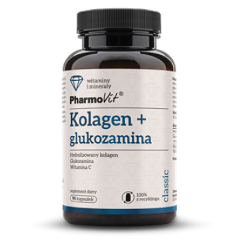 KOLAGEN + GLUKOZAMINA BEZGLUTENOWE 90 KAPSUŁEK - PHARMOVIT (CLASSIC)