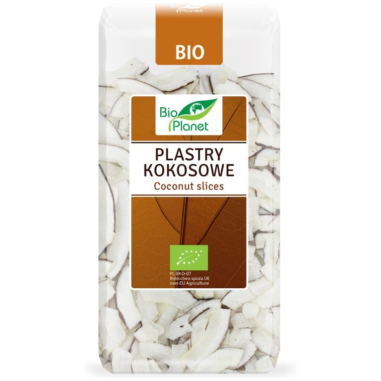 PLASTRY KOKOSOWE BIO 300 g - BIO PLANET