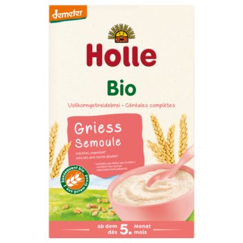 KASZKA PEŁNOZIARNISTA BEZ DODATKU CUKRÓW OD 5 MIESIĄCA DEMETER BIO 250 g - HOLLE