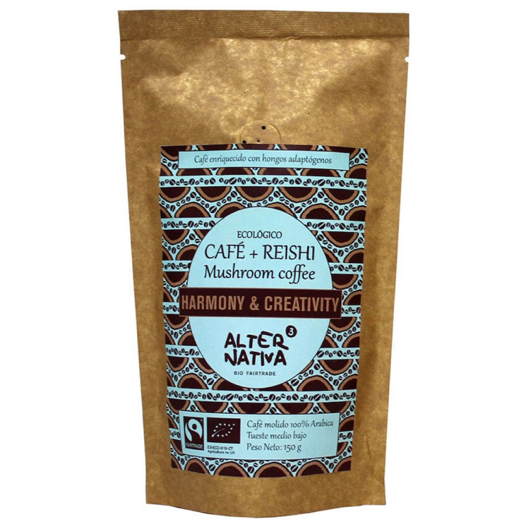 KAWA MIELONA ARABICA Z REISHI FAIR TRADE BEZGLUTENOWA BIO 150 g - ALTERNATIVA3