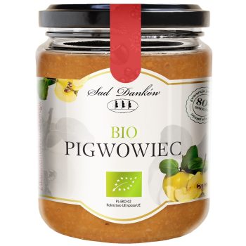 PIGWOWIEC 80 % Z CUKREM TRZCINOWYM BIO 250 g - SAD DANKÓW