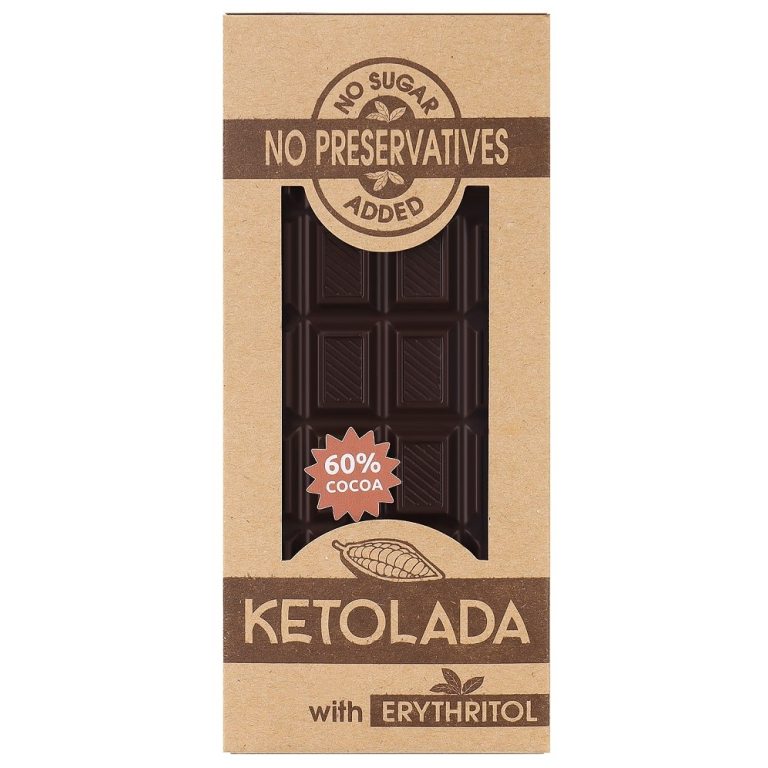 CZEKOLADA KETO BEZ DODATKU CUKRÓW 100 g - KETOLADA