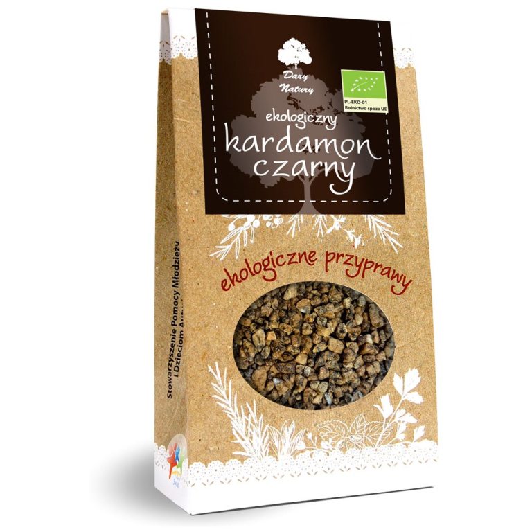 KARDAMON CZARNY OWOCE BIO 40 g - DARY NATURY