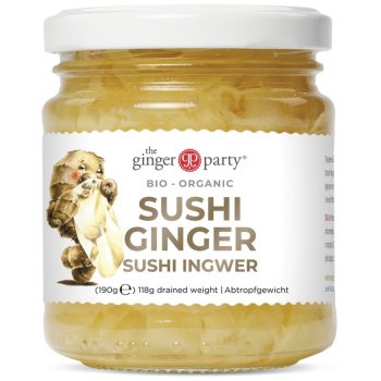 IMBIR MARYNOWANY DO SUSHI BIO 190 g (118 g) - GINGER PEOPLE