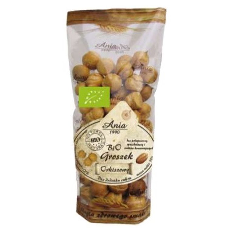 GROSZEK PTYSIOWY ORKISZOWY BEZ DODATKU CUKRÓW BIO 70 g - BIO ANIA