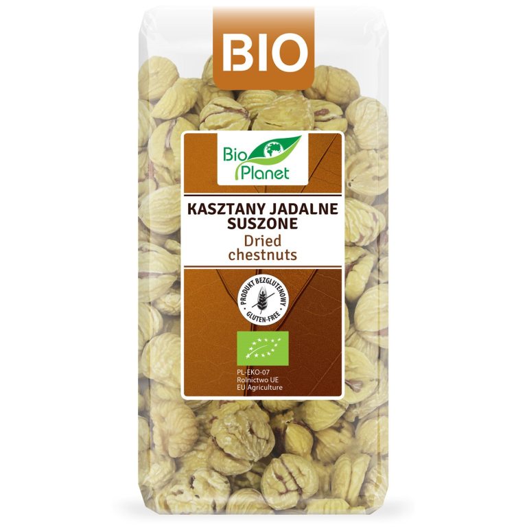KASZTANY JADALNE SUSZONE BEZGLUTENOWE BIO 400 g - BIO PLANET
