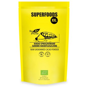 KAKAO SUROWE SPROSZKOWANE BIO 400 g - BIO PLANET SUPERFOODS