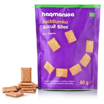 HERBATNIKI MINI MAŚLANE BIO 80 g - HARMONICA
