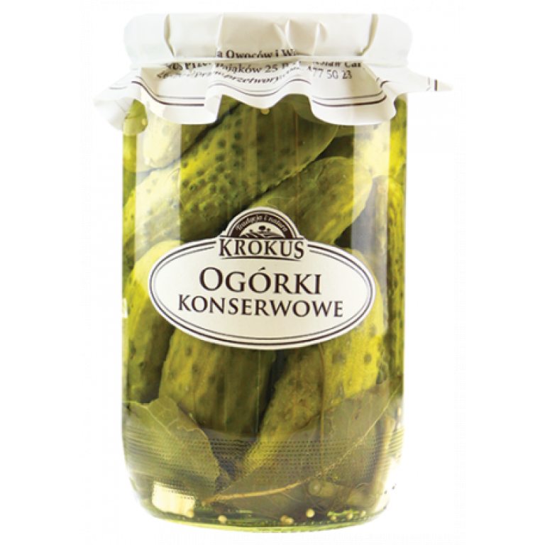 OGÓRKI KONSERWOWE 650 g (320 g) - KROKUS