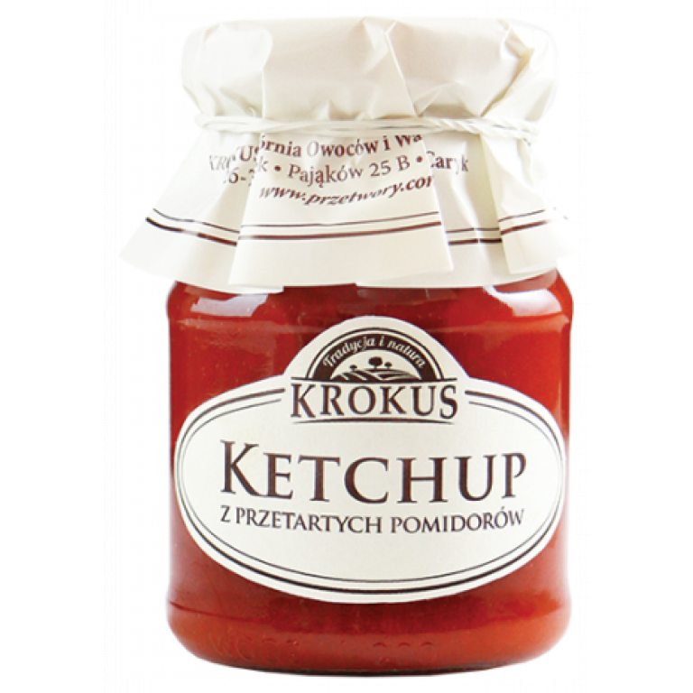 KETCHUP BEZGLUTENOWY 180 g - KROKUS