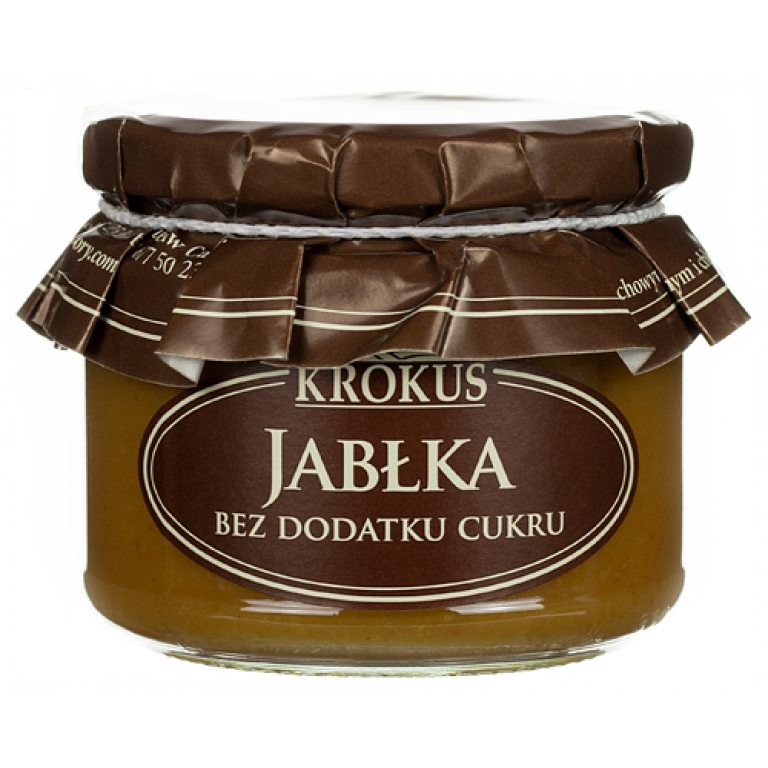 JABŁKA BEZ DODATKU CUKRU 310 g - KROKUS