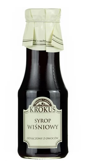 SYROP WIŚNIOWY BEZGLUTENOWY 355 g (280 ml) - KROKUS