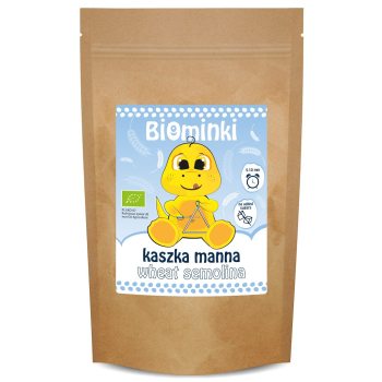 KASZKA MANNA BEZ DODATKU CUKRÓW BIO 200 g - BIOMINKI