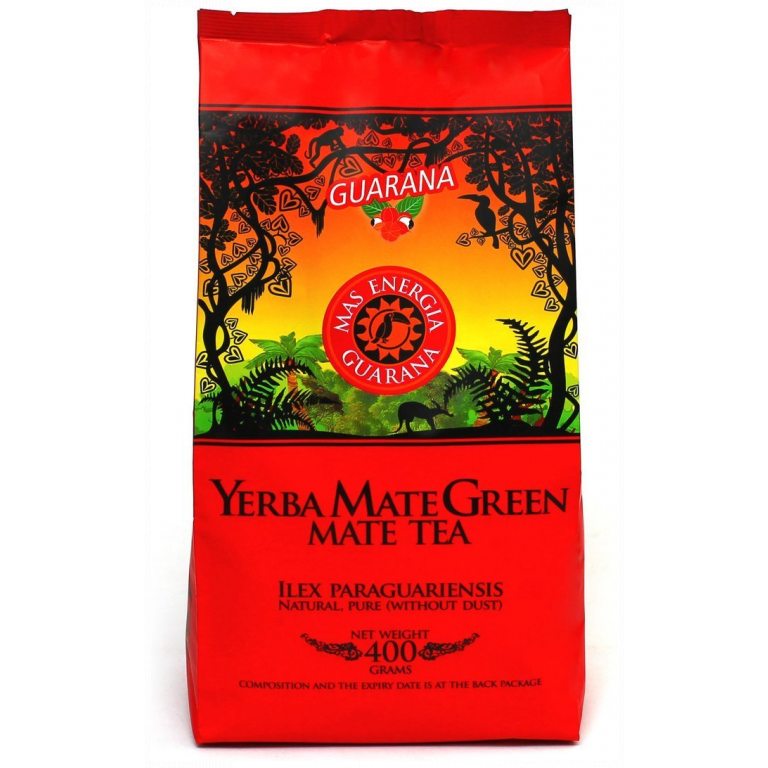 YERBA MATE GREEN MAS ENERGIA GUARANA 400 g - MATE GREEN