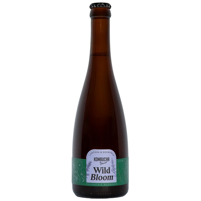 KOMBUCHA WILD BLOOM O SMAKU LAWENDY I ROZMARYNU BIO 375 ml - KOMBUCHA BY LAURENT