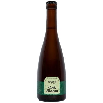 KOMBUCHA OAK BLOOM NA PŁATKACH DĘBU O SMAKU BIAŁYCH WINOGRON BIO 375 ml - KOMBUCHA BY LAURENT
