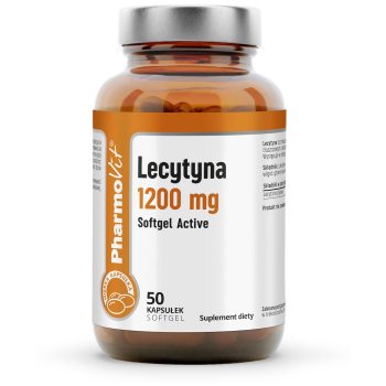 LECYTYNA (1200 mg) BEZGLUTENOWA 50 KAPSUŁEK - PHARMOVIT