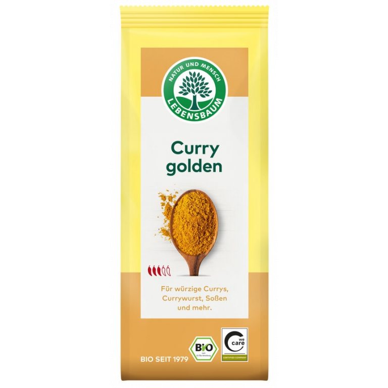 CURRY ZŁOTE BIO 50 g - LEBENSBAUM