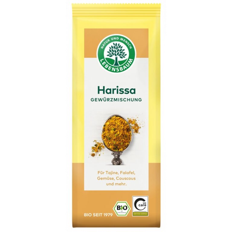 PRZYPRAWA HARISSA BIO 50 g - LEBENSBAUM