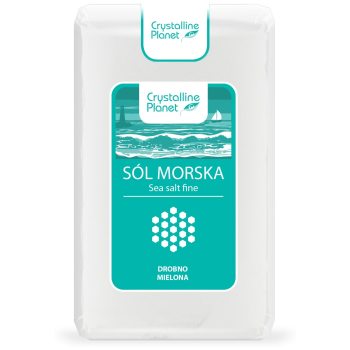 SÓL MORSKA DROBNO MIELONA 600 g - CRYSTALLINE PLANET