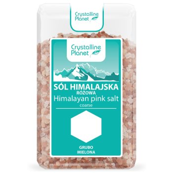 SÓL HIMALAJSKA RÓŻOWA GRUBO MIELONA 600 g - CRYSTALLINE PLANET