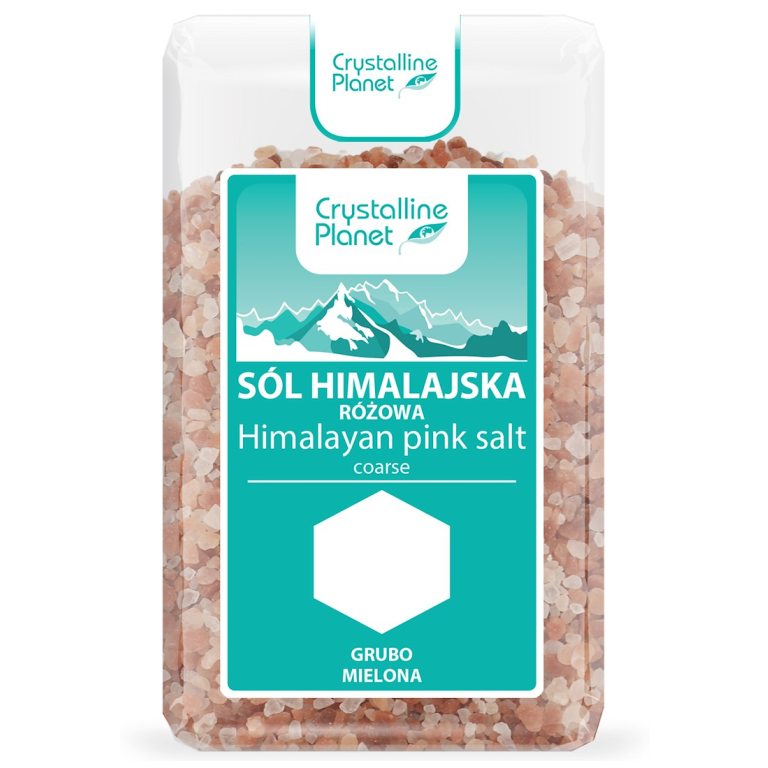 SÓL HIMALAJSKA RÓŻOWA GRUBO MIELONA 600 g - CRYSTALLINE PLANET