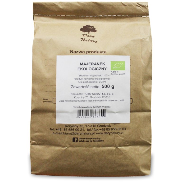MAJERANEK BIO 500 g - HORECA (DARY NATURY)